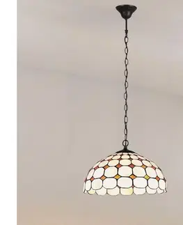 Svietidlá BRILAGI - Tiffany vitrážový luster na reťazi DORAN 2xE27/60W/230V 63001