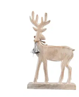 Vianočné dekorácie 4Home Dekorácia z mangového dreva Nordic Reindeer, 33 cm