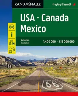 Do auta USA - Canada - Mexico, Autoatlas 1:400.000 - 1:16.000.000