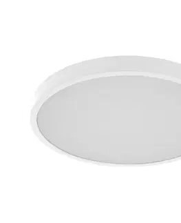 Svietidlá BRILAGI-LED ZENNA – kúpeľňové stropné svietidlo so senzorom, LED 18 W, 230 V, priemer 29,5 cm, IP44, biela BRW3090-18W/HF/BI