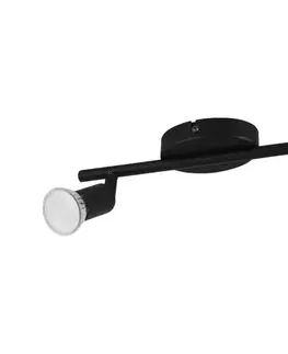 Svietidlá Eglo 32429 - LED Bodové svietidlo BUZZ-LED 2xGU10/2,8W/230V 3000K čierna 32429