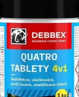 Bazénová chémia Kinekus Chémia bazénová Cranit Quatro tablety 1kg