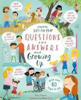V cudzom jazyku Lift-the-Flap Questions & Answers about Growing Up - Katie Daynes,Shelley Laslo