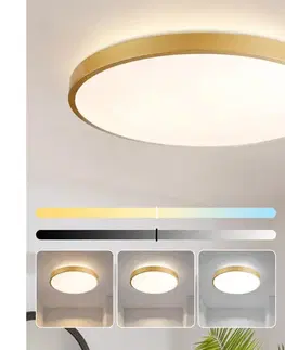 Svietidlá BRILAGI - stmievateľné LED svietidlo GLASS POOL DOUBLE LED/80W/230V 60 cm zlaté + DO BRI752