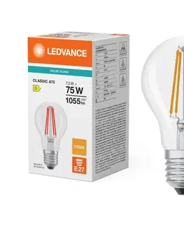 LED osvetlenie LED žiarovka CLASSIC FILAMENT A60 E27/7,5W/230V 2700K - Ledvance 4099854062100
