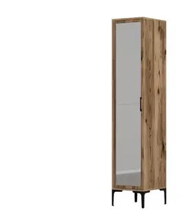 Šatňové skrine Šatníková skriňa Kumsal R - Walnut