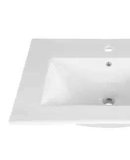 Umývadlá ArtCom Keramické umývadlo CFP LAVA 60D | biely lesk 60 cm