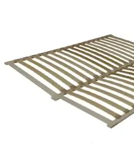 Rošty do postelí KONDELA Flex 3-zónový lamelový rošt 140x200 cm brezové drevo