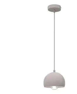 Svietidlá  Závesné svietidlo SOOL na lanku 1xE27/15W/230V, priemer 15 cm, krémové 1319