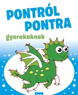 Nalepovačky, vystrihovačky, skladačky Pontról pontra gyerekeknek - Kék könyv