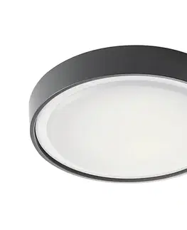 Záhradné lampy Redo 90155 - LED Vonkajšie stropné svietidlo PONZA LED/16W/230V pr. 26 cm IP65 90155