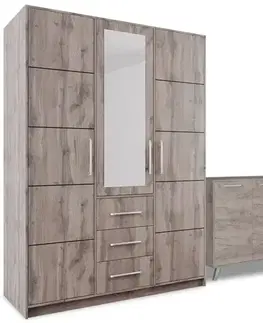 Nábytok do spálne Súprava skriňa  Bali D3 Wellington + Komoda Bali 140