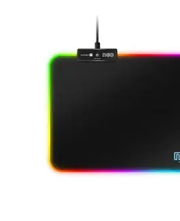 Klávesnice a myši CONNECT IT CMP-3100-SM - LED RGB herná podložka pod myš 32x24,5 cm čierna CMP-3100-SM