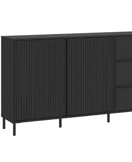 Komody do spálne Komoda Avenale AVEK01 U139 2D3S antracit