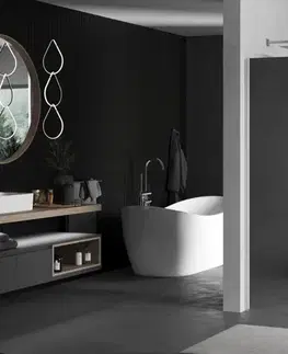 Sprchové dvere MEXEN/S - KIOTO Sprchová zástena WALK-IN 70x200 cm 8 mm, chróm, zrkadlové sklo 800-070-101-01-50