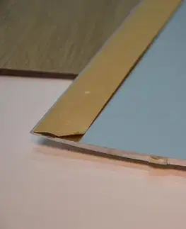 Přechodové lišty a profily Prechodový profil 120 mm, oblý (samolepiaci) | nivelácia 0 - 10 mm Stříbro E01