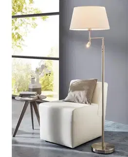 LED osvetlenie Eglo 94946 - Stojacia lampa SANTANDER 1xE27/60W + LED/2,1W 94946