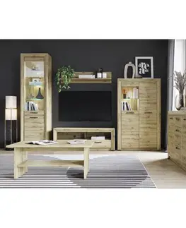 TV stolíky KONDELA Safari 2S tv stolík dub navarra