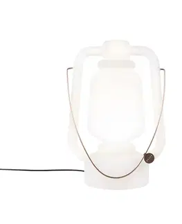 Vonkajšie stojanové svietidlá Stojaca lampa biela 51 cm IP44 - Storm Large