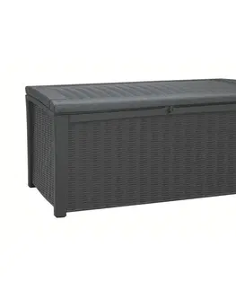 Úložné boxy Záhradný úložný box Keter BORNEO 416 l, antracitový