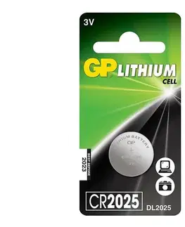 Predlžovacie káble  1 ks Líthiová batéria gombíková CR2025 GP 3V/170mAh B1525