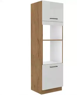 Kuchynské skrinky stojace Kuchynská skrinka Vigo Biely lesk 60dpm-210 2f