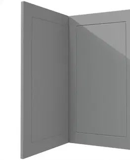 MDF fronty PVC Dvierka Quantum D12 90 dust grey
