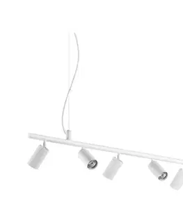 Svietidlá Ideal Lux - LED Luster na lanku DYNAMITE 6xGU10/7W/230V CRI 90 biela 231433