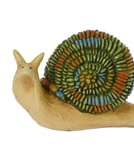 Záhradné lampy Kinekus Postavička slimák, 21x11x12cm, polyrezín