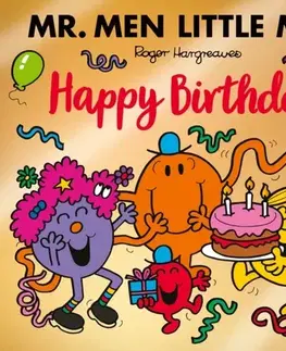 Leporelá, krabičky, puzzle knihy Mr Men Little Miss: Happy Birthday - Adam Hargreaves