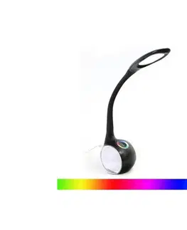 Lampy  LED RGB Stmievateľná stolná lampa LED/7W/230V čierna PDL20B
