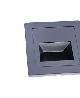 LED osvetlenie Bohemia-Design LED schodiskové svietidlo LED/3W/230V 6000K čierna NASC6