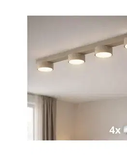 Svietidlá BRILAGI - LED RGB stmievateľné bodové svietidlo MONO 4xGX53/14W/230V Wi-Fi Tuya béžová BG4581+4xIM1490