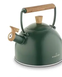 Čajníky Kinekus Čajník PRO HARIT nerezový, 2,5L, tmavozelený
