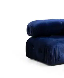 Kreslá Kreslo / Jednomiestna pohovka Bubble 1R - Velvet Blue