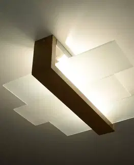 Vnútorné osvetlenie Stropná Lampa Luizjana 2 NATURAL WO