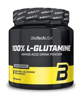 Glutamín 100% L-Glutamine - Biotech USA 500 g