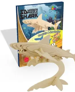 3D puzzle 3D Creative Drevené 3D Puzzle Žralok