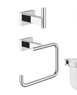 Svietidlá GROHE 40757001 - Sada doplnkov ESALS CUBE lesklý chróm 40757001