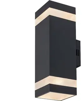 Svietidlá Rabalux 77210 - LED vonkajšie nástenné svietidlo URFA LINE LED/16W/230V IP65 antracit 77210