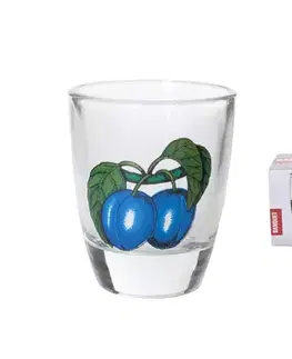Poháre MAKRO - Sada kališek 6ks 0,03l Lov rôzne dekory