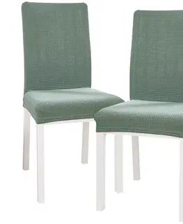 Doplnky do spálne 4Home Napínací poťah na stoličku Magic clean zelená, 45 - 50 cm, súprava 2 ks