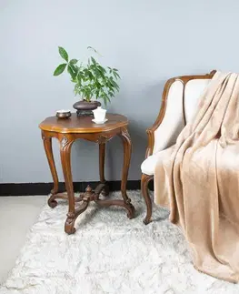 Ozdobné prikrývky Deka Laguna 70x140cm béžová 4