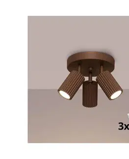 Svietidlá BRILAGI - LED bodové svietidlo CRESTO 3xGU10/10W/230V hnedá BR.1967