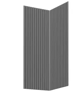 Kuchynské skrinky Čelo skrinky Luxeo F14-G60N2(72) ryfla dark grey