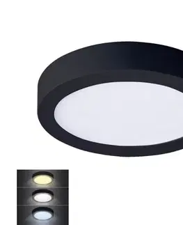 Svietidlá  WD170-B - LED Stropné svietidlo LED/12W/230V 3000/4000/6000K čierna okrúhly WD170-B