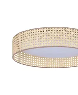Svietidlá  - LED Stropné svietidlo ROLLER LED/24W/230V pr. 45 cm ratan 600873