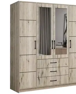 Šatníkové skrine Skriňa Belluno 200 wellington