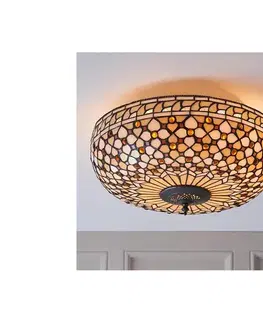 Svietidlá Endon 64276 - Stropné svietidlo Tiffany MILLE FEUX 2xE27/60W/230V priemer 45 cm 64276