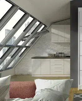 Šatníkové skrine ArtAdrk Šatníková skriňa BENISSO | biela 120 cm